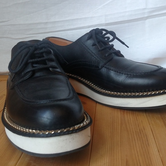 Men's GIVENCHY Black Rottweiler Leather Platforms - Picture 5 of 8